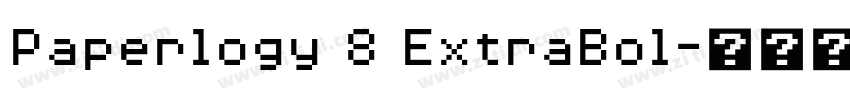 Paperlogy 8 ExtraBol字体转换